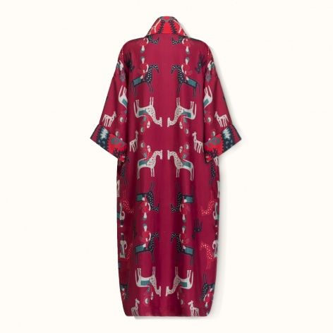 Kimono "KAITAG" silk by Kokosha - Kimono