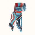 Twilly "NEREDITSA RED" silk 5х85 cm by Kokosha - Twillies