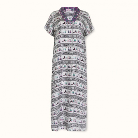 Dress-tunic "DISTAFF" silk by Kokosha - Dresses