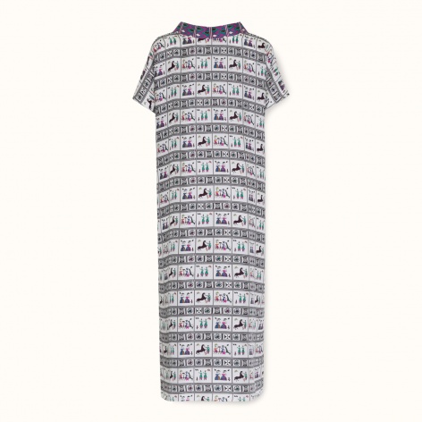 Dress-tunic "DISTAFF" silk by Kokosha - Dresses