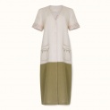 Dress "WITH A BOUQUET" linen by Kokosha - Dresses