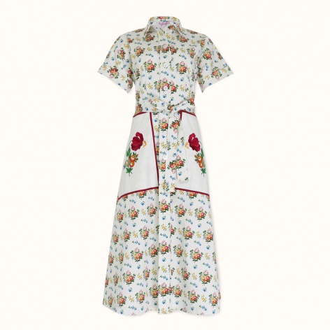 Dress "WITH BOUQUETS" cotton by Kokosha - Dresses