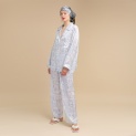 Pajamas "MUSICIANS" blue cotton-silk by Kokosha - Pajamas