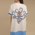 Dress "MINOAN AQUARIUM" linen by Kokosha - Dresses
