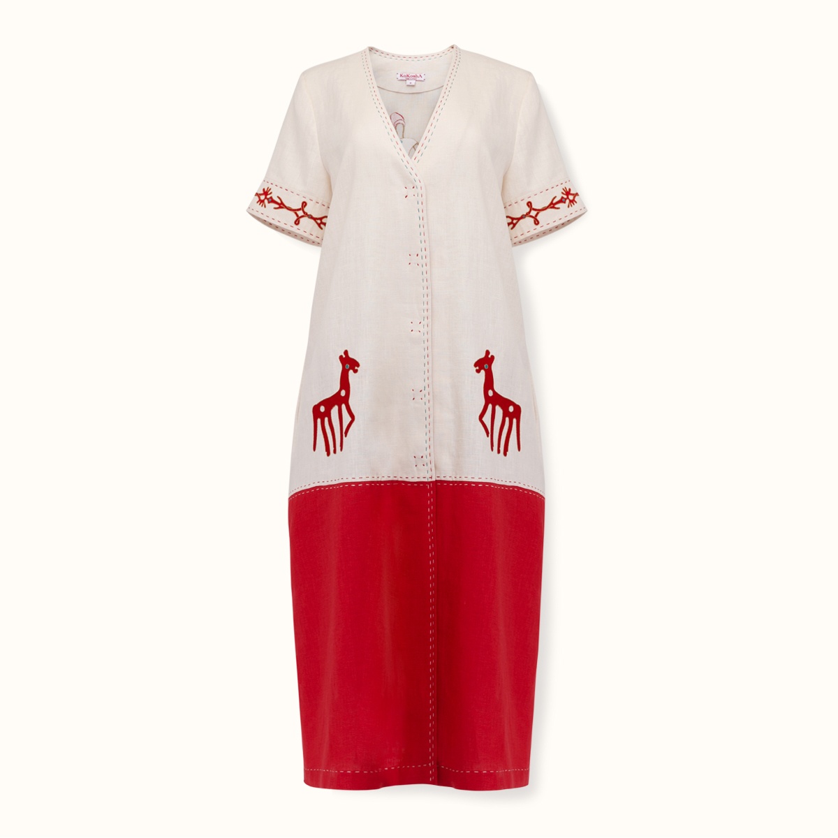 Dress "KAITAG" linen by Kokosha - Dresses