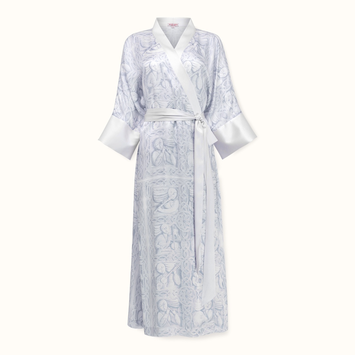 Kimono "MUSICIANS" blue cotton-silk by Kokosha - Pajamas