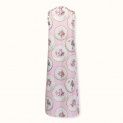 Dress "PORCELAIN" silk on a pink background by Kokosha - Dresses