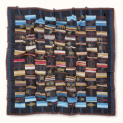 Shawl "EWE" wool 135х135 on the dark background by Kokosha - Shawls