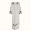 Dress "EWE" linen on an almond background by Kokosha - Dresses
