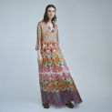 Dress "IKOKU" cotton-silk with ruffles by Kokosha - Dresses