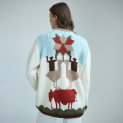 Cardigan " Pyramid of Ewe" wool by Kokosha - Cardigans