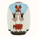 Cardigan " Pyramid of Ewe" wool by Kokosha - Cardigans