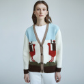 Cardigan " Riders of EWE" wool by Kokosha - Cardigans