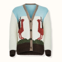 Cardigan " Riders of EWE" wool by Kokosha - Cardigans
