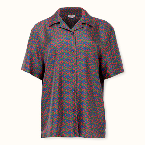 Shirt "WAVE" silk by Kokosha - Shirts and trousers