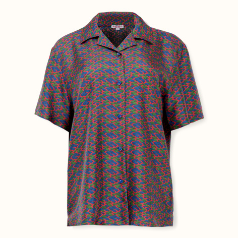 Shirt "WAVE" silk by Kokosha - Shirts and trousers