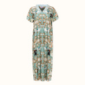 Dress "WEDDING" silk on a turquoise background by Kokosha - Dresses