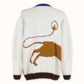 Cardigan "LION AND TRAINER" wool by Kokosha - Cardigans