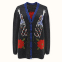 Cardigan "Two Birds" wool by Kokosha - Cardigans