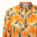 Dress "IKOKU" cotton-silk on an orange background by Kokosha - Dresses