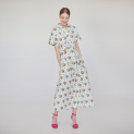 Dress "WITH BOUQUETS" cotton by Kokosha buy online
