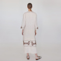 Dress "COLCHIS" linen on almond background by Kokosha buy online