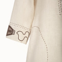 Dress "COLCHIS" linen on almond background by Kokosha buy online