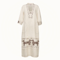 Dress "COLCHIS" linen on almond background by Kokosha buy online