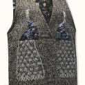 Vest "PEACOCKS" wool with embroidery by Kokosha buy online