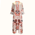 Dress "EMBROIDERESSES" silk by Kokosha buy online