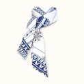 Skinny Scarf "TILES" silk 5x85 cm by Kokosha buy online