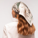 Scarf "MY BEAUTIFUL CITY" silk 65x65 by Kokosha buy online