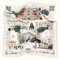Scarf "MY BEAUTIFUL CITY" silk 65x65 by Kokosha buy online