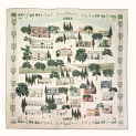 Shawl "MY BEAUTIFUL CITY" wool 135x135 by Kokosha buy online