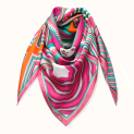 Scarf "NEREDITSA PINK" silk 65х65 by Kokosha buy online