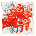 Scarf "RED HORSE" silk 65х65 by Kokosha buy online