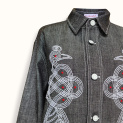 Denim jacket "PEACOCKS" by Kokosha buy online