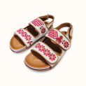 Sandals "RED CORNFLOWERS" by Kokosha buy online