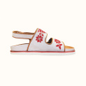 Sandals "RED CORNFLOWERS" by Kokosha buy online