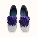 Ballet flats with flowers light mocha by Kokosha buy online